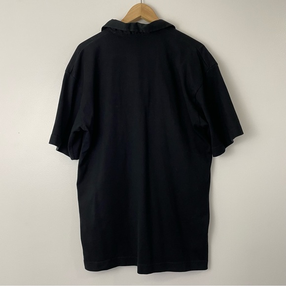 Adidas All Blacks Rugby Polo Shirt Black Size XL - Picture 7 of 9